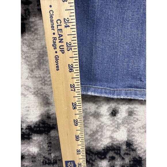 Eileen Fisher Jeans Womens Size 34x27 Light Wash Destroyed Organic Cotton Stretc - Picture 7 of 13